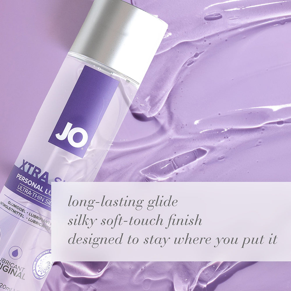 JO Xtra Silky Silicone Lubricant 2 oz.