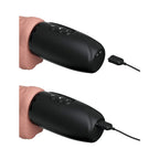 King Cock Plus 6.5 in. Thrusting Cock With Balls Rechargeable Realistic Vibrator Beige