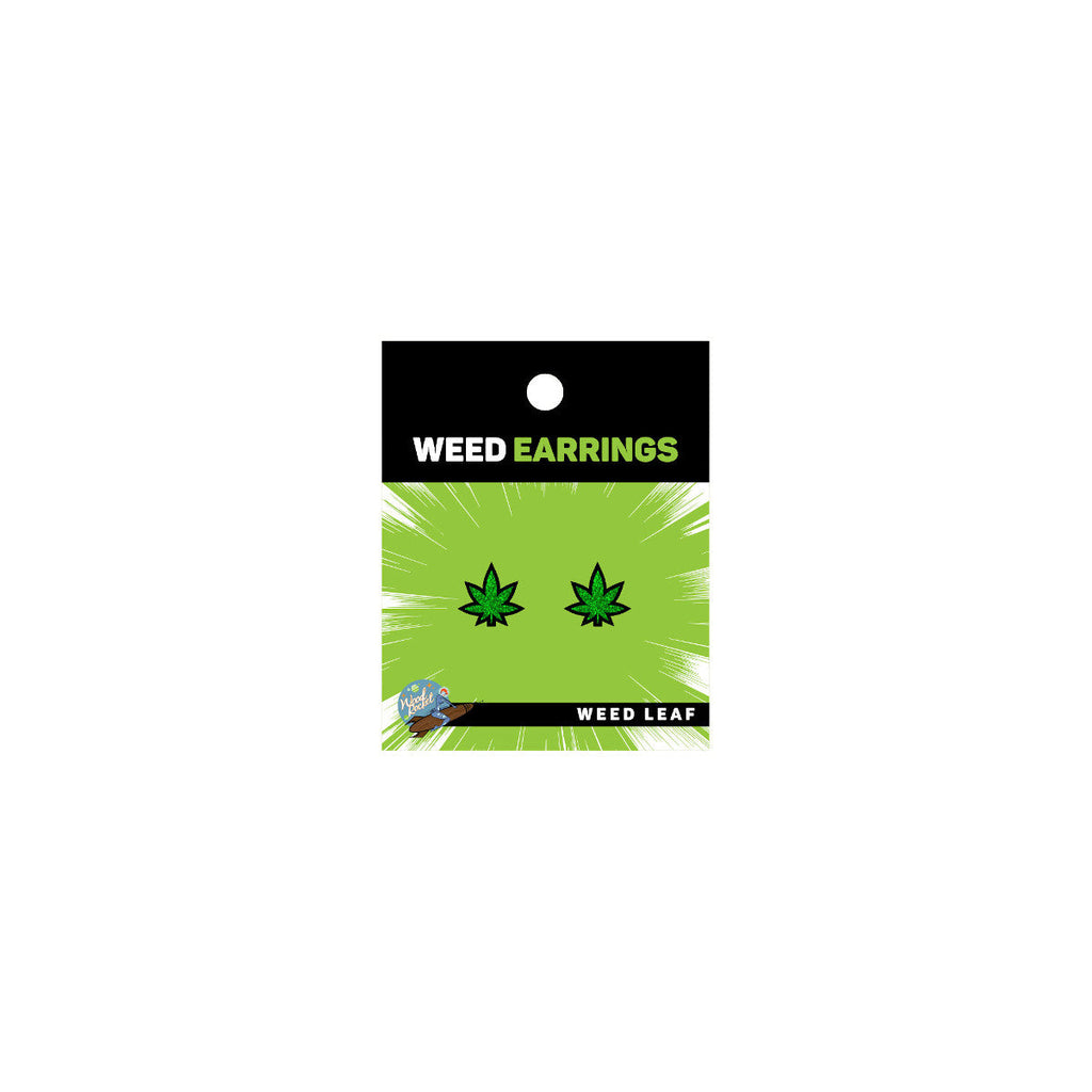 Weed Leaf Earrings