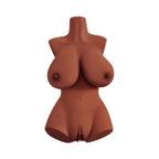 PDX Plus Perfect 10 Torso Dual Entry Masturbator Brown