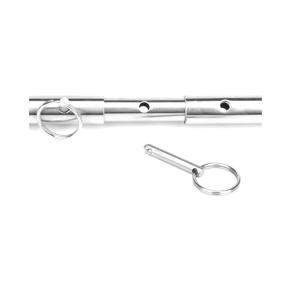 Lux Fetish Expandable Spreader Bar Set with Detachable Leatherette Cuffs
