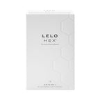 LELO HEX Original Lubricated Latex Condoms 12-Pack
