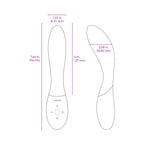 LELO MONA WAVE Rechargeable G-Spot Vibrator Deep Rose