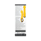 Evolved Buttercup Rechargeable Silicone Wand Vibrator Yellow