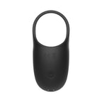 Zero Tolerance Vibrating Ball Cradle Rechargeable Remote-Controlled Silicone Cockring Black