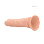RealRock Realistic 9 in. Dildo With Suction Cup Beige