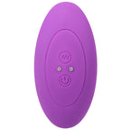 A-Play BEADED VIBE Rechargeable Silicone Anal Plug with Remote Purple