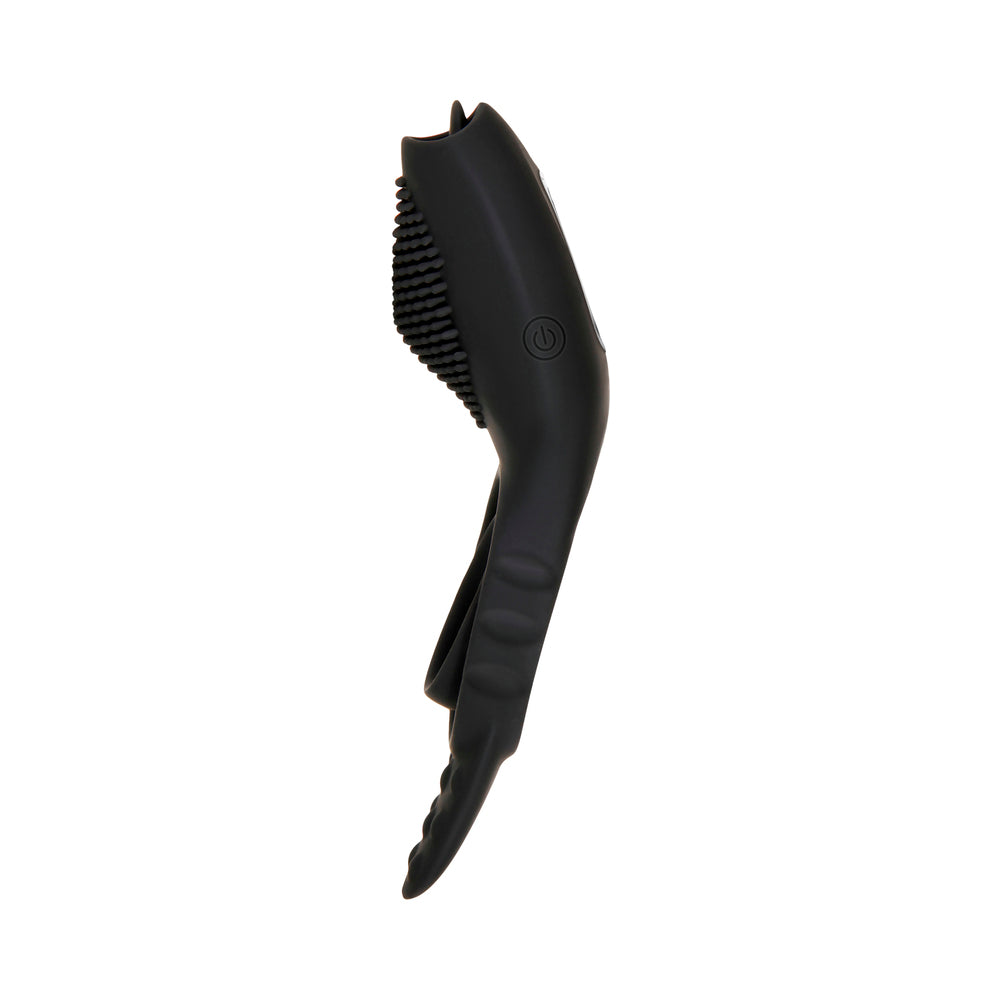 Zero Tolerance Mr. Flicker Remote-Controlled Flicking Tongue Vibrating Cockring Black
