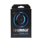 OptiMALE FlexiSteel Silicone, Metal Core Cock Ring 43 mm Black