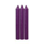 Japanese Drip Candles 3-Pack Purple
