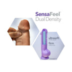 Au Naturel Daddy 14 in. Posable Dual Density Dildo with Balls Tan