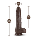 Dr. Skin Dr. Murphy 8 in. Thrusting & Gyrating Dildo with Remote Control Brown