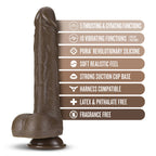 Dr. Skin Dr. Murphy 8 in. Thrusting & Gyrating Dildo with Remote Control Brown