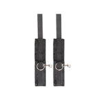 Ouch! Black & White Velcro Hogtie With Hand & Ankle Cuffs Black