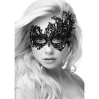 Ouch! Black & White Royal Lace Eye Mask Black