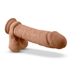 Dr. Skin Silicone Dr. Julian Realistic 9 in. Posable Dildo with Balls Tan