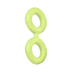 Forto F-81 Liquid Silicone Cock & Ball Double Ring Small Glow