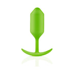b-Vibe Snug Plug 3 Weighted Silicone Anal Plug Lime