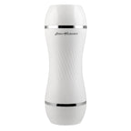 Zero Tolerance Double Dip Dual-Ended Realistic Stroker with Movie Download White