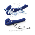 Strap-On-Me Multi Orgasm Bendable Strapless Strap-On Night Blue XLarge