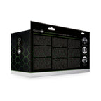 Ouch! Twisted 8 in. Glow in the Dark Hollow Strap-On Neon Green
