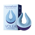 FemmeFunn Volea Rechargeable Silicone Fluttering Tip Vibrator Light Blue