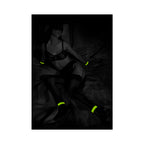 Ouch! Glow in the Dark Bed Bindings Restraint Kit Neon Green