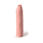 Fantasy X-tensions Elite Uncut 7 in. Open-Ended Silicone Enhancement Sleeve Beige