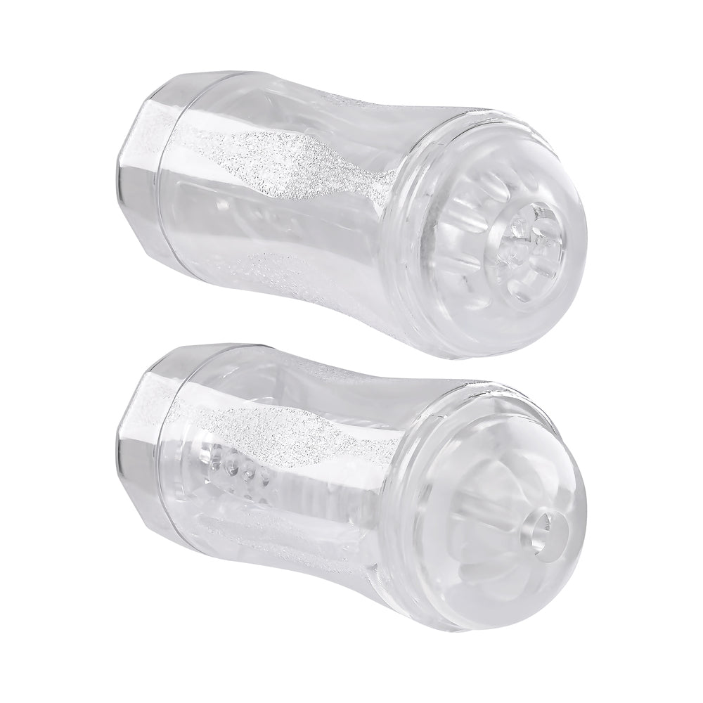 Gender X Double Fantasy Dual Entry Stroker Clear