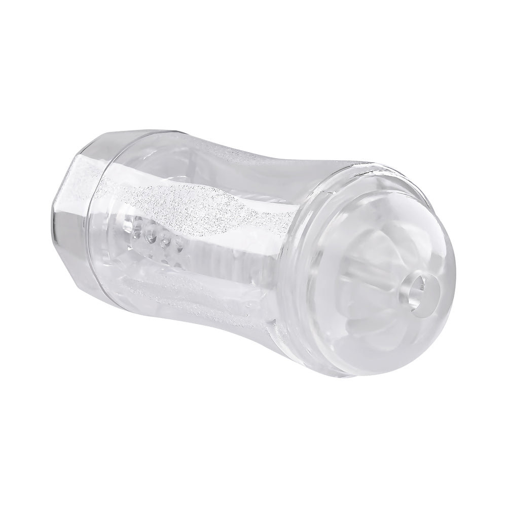 Gender X Double Fantasy Dual Entry Stroker Clear