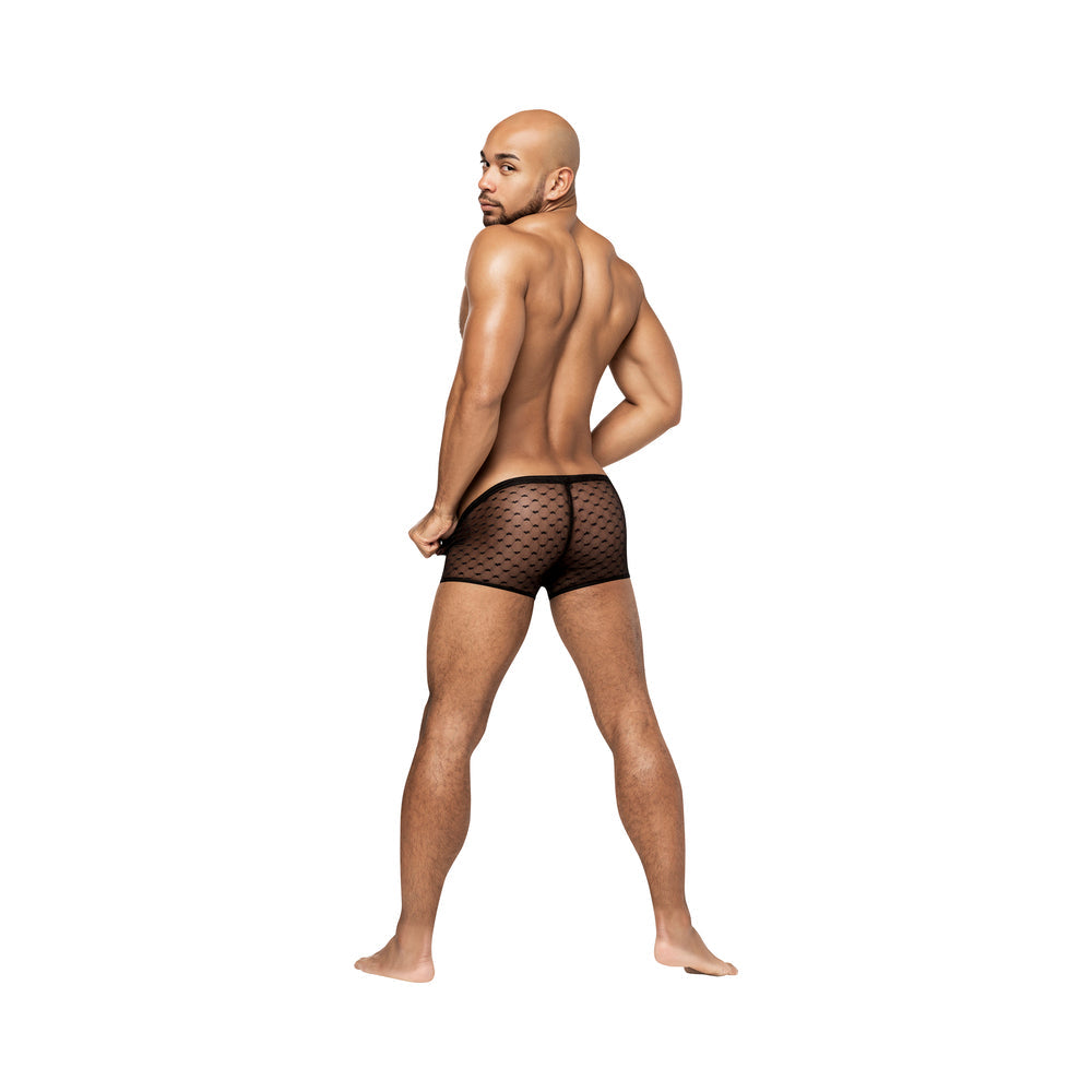 Male Power Heart Breaker Mini Short Black L