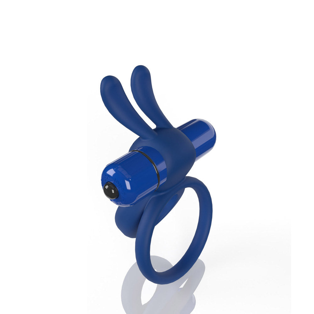 Screaming O 4T Ohare Vibrating Rabbit Double Cockring Blueberry
