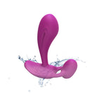 Love to Love Witty Rechargeable Remote-Controlled Silicone P & G Vibrator Sweet Orchid