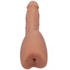 Signature Cocks Transgirls Lena Moon ULTRASKYN Dual Density 4.5 in. Cock with Penetrable Ass Beige