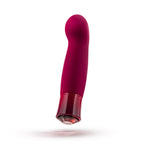 Oh My Gem Classy Rechargeable Warming Silicone G-Spot Vibrator Garnet