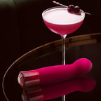Oh My Gem Classy Rechargeable Warming Silicone G-Spot Vibrator Garnet
