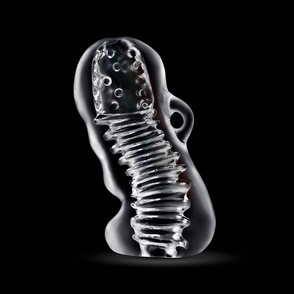 RIZE! Squeezy Ergonomic Stroker Clear