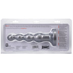 Tantus Ripple Large 8 in. Anal Beads Dildo Medium-Firm Silver