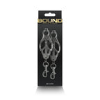 Bound Nipple Clamps C3 Gunmetal