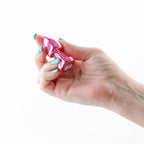 Rear Assets Petite Metal Anal Plug Pink
