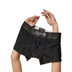 Ouch! Vibrating Strap-on Brief Black XS/S