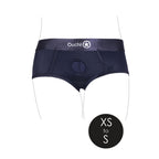 Ouch! Vibrating Strap-on Brief Black XS/S