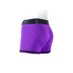 SpareParts Tomboii Nylon Boxer Briefs Harness Purple/Black Size M