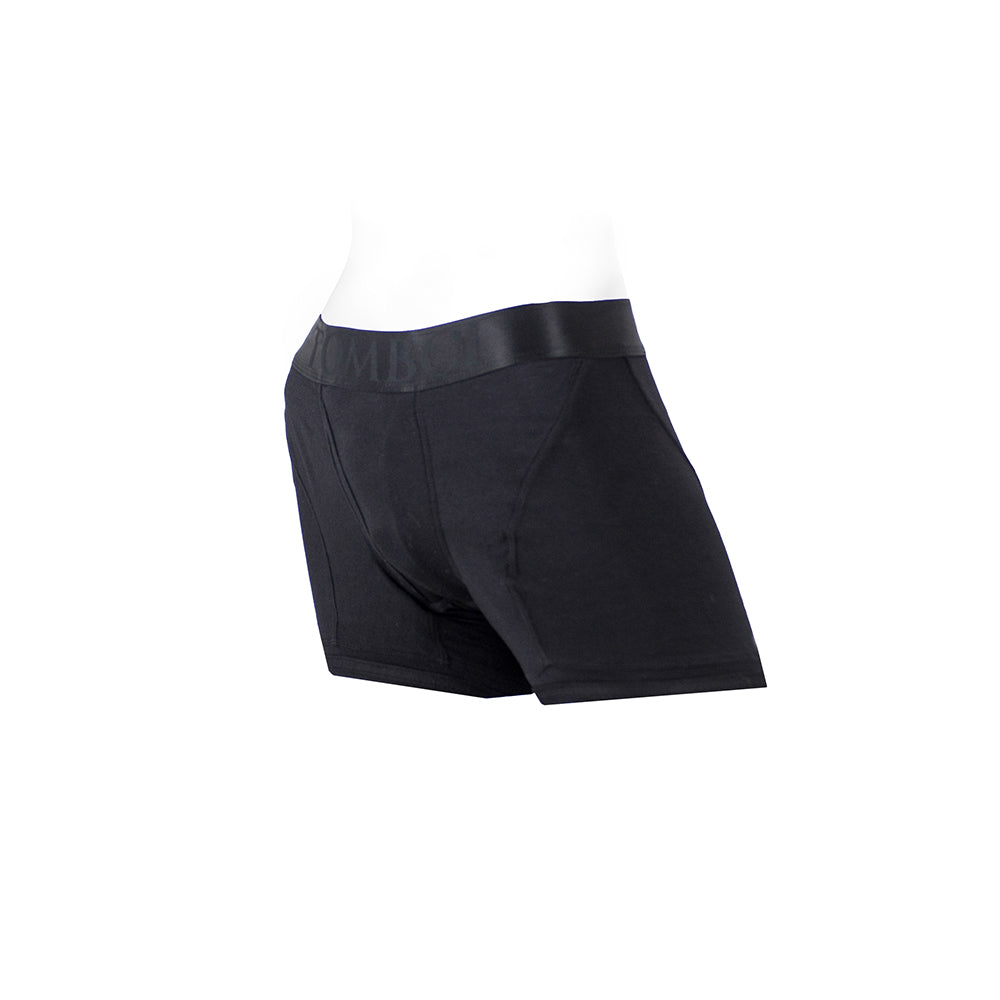 SpareParts Tomboii Rayon Boxer Briefs Harness Black Size L