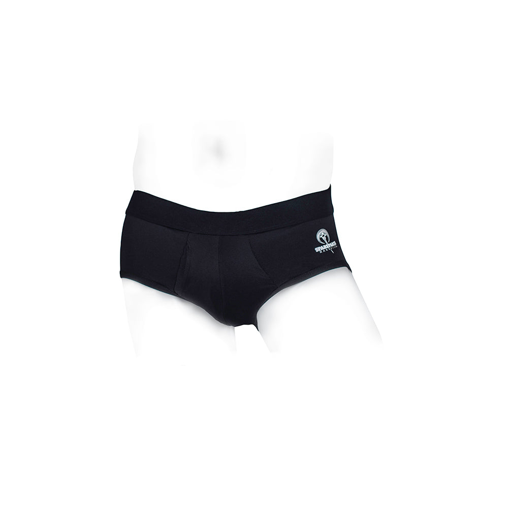 SpareParts Pete Briefs Nylon Packing Underwear Black Size XL