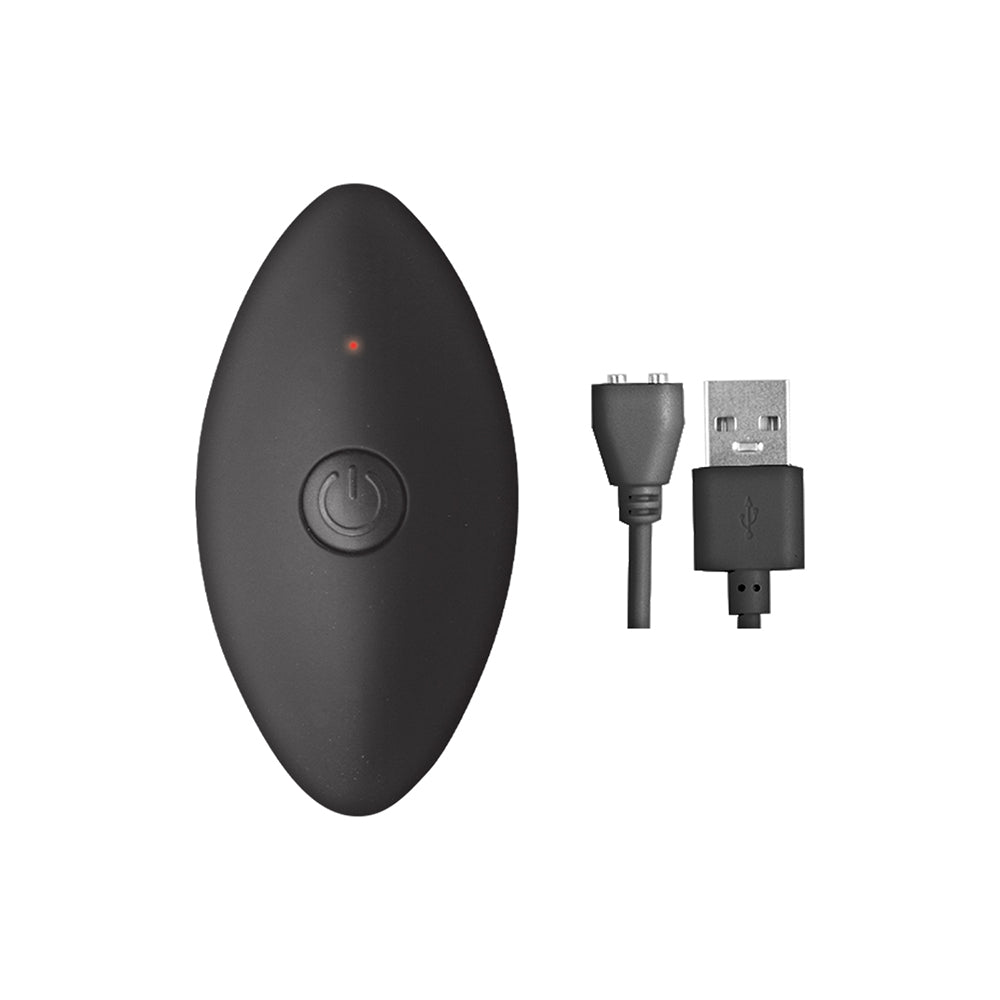 Nasstoys Ass-Sation Remote Vibrating Metal Anal Bulb Silver