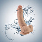 Dr. Skin Mr. Mayor Realistic 9 in. Dildo with Balls Beige