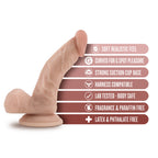 Dr. Skin Dr. Stephen 6.5 in. Dildo with Balls Beige