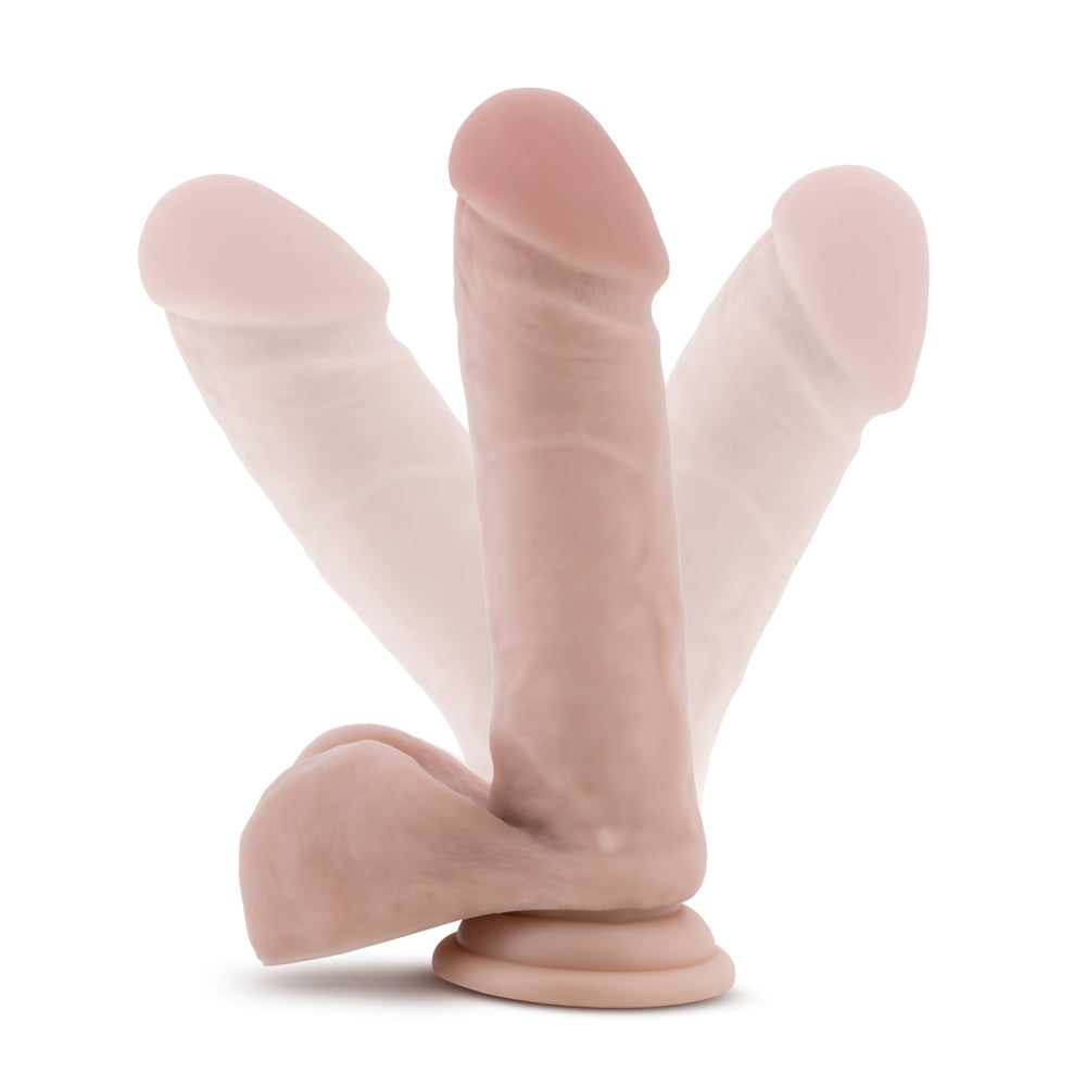 Dr. Skin Dr. William 8 in. Dildo with Balls Beige