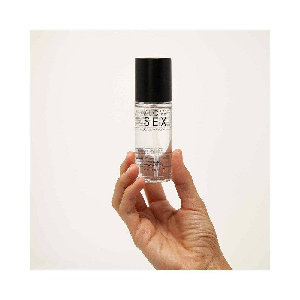 Bijoux Indiscrets Slow Sex Warming Massage Oil 1.69 oz.